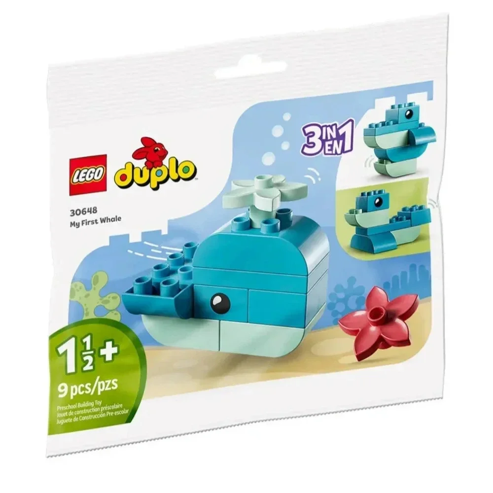 Lego Duplo 30648 My First Whale 3-in-1 Age 1.5+ NWT Building Toy Set